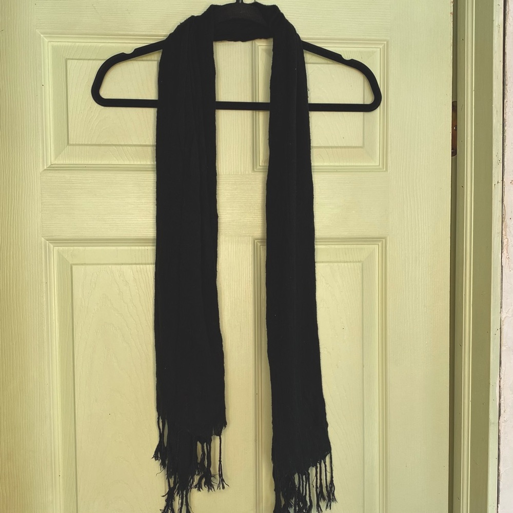 Black Long Scarf